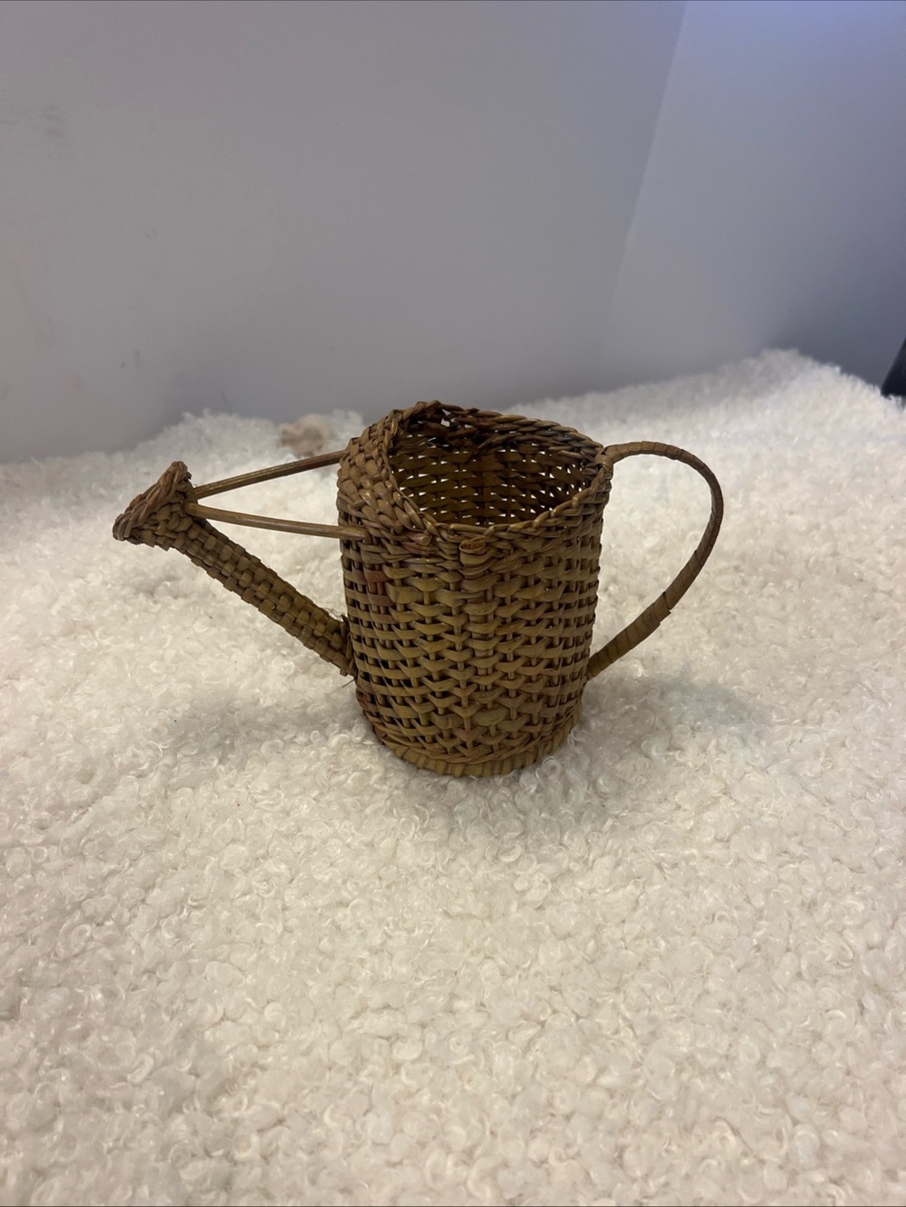 Source Unknown Woven Rattan Mini Watering Can - Brown
